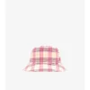 Check Cotton Bucket Hat