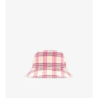 Check Cotton Bucket Hat