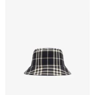 Check Cotton Bucket Hat