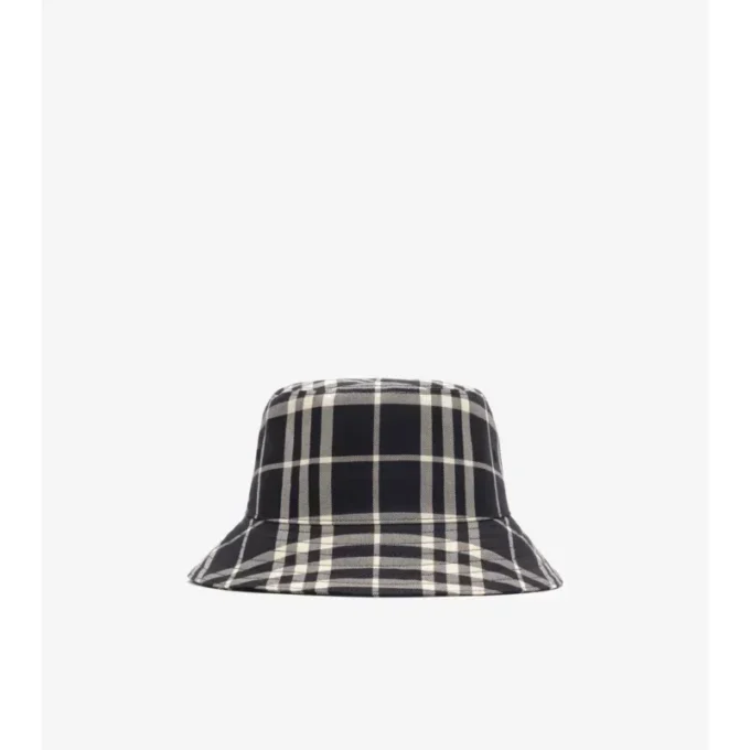 Check Cotton Bucket Hat
