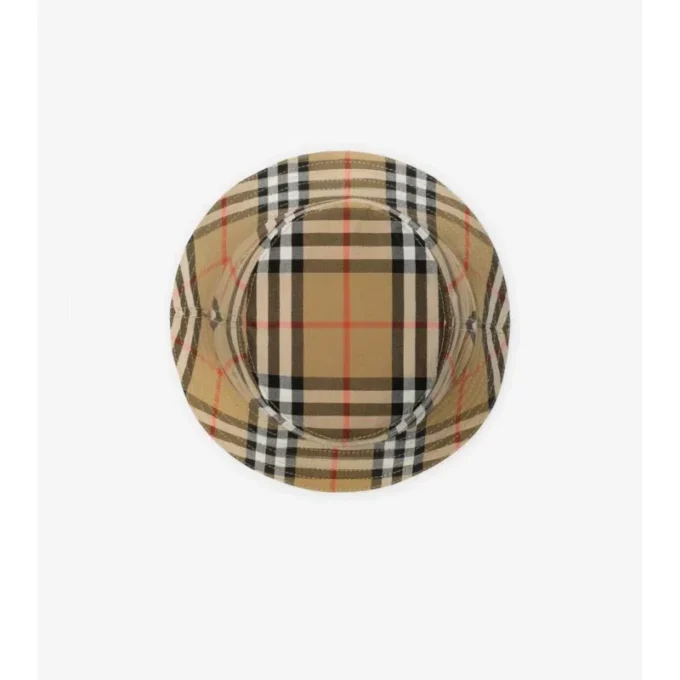 Check Cotton Bucket Hat