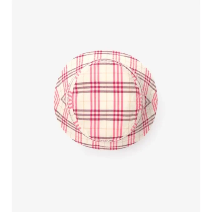 Check Cotton Bucket Hat