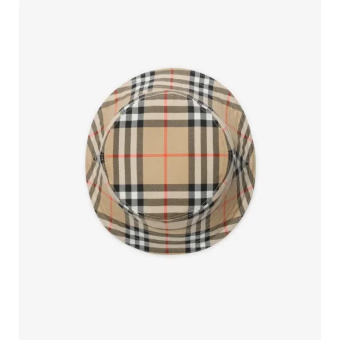 Check Cotton Bucket Hat