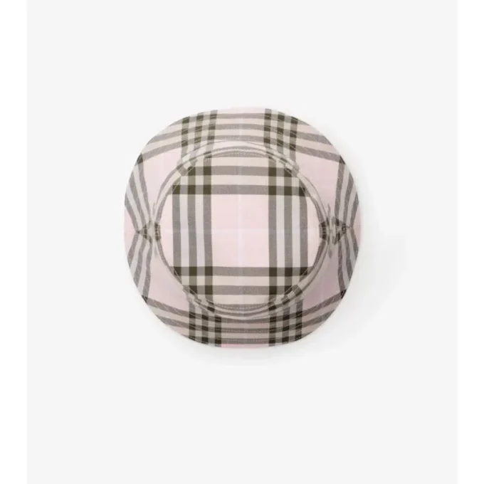 Check Cotton Bucket Hat