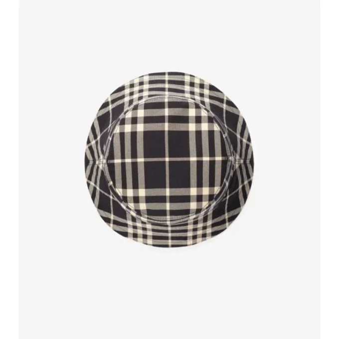 Check Cotton Bucket Hat