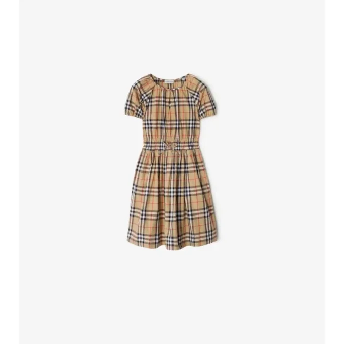 Check Cotton Dress