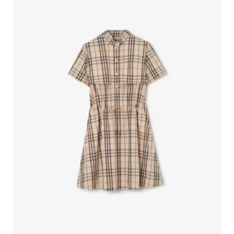 Check Cotton Dress