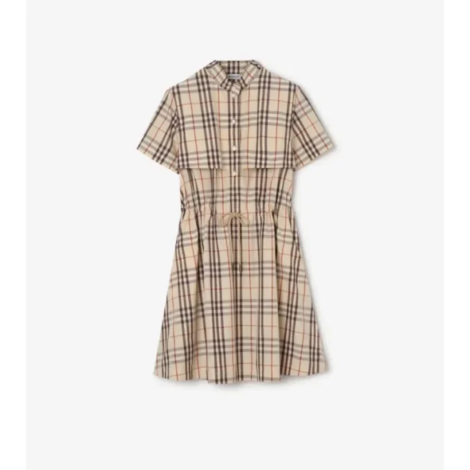 Check Cotton Dress