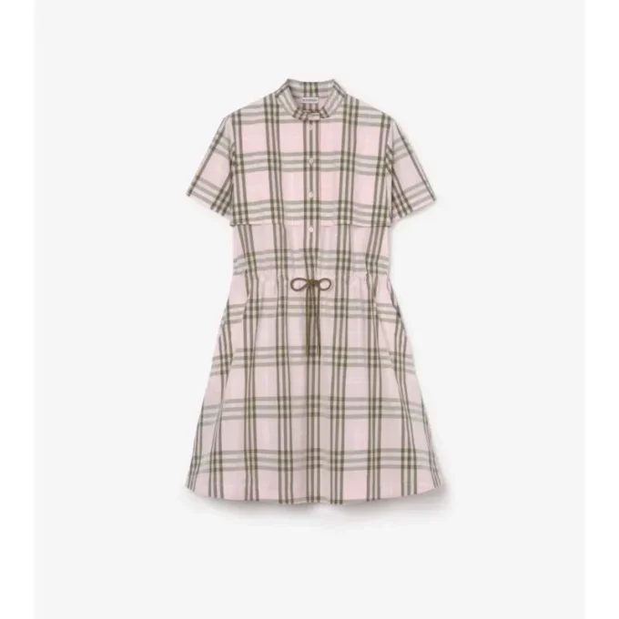 Check Cotton Dress