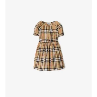 Check Cotton Dress