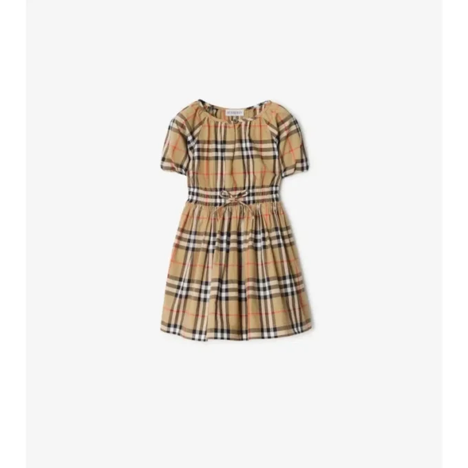 Check Cotton Dress
