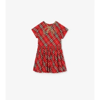 Check Cotton Dress