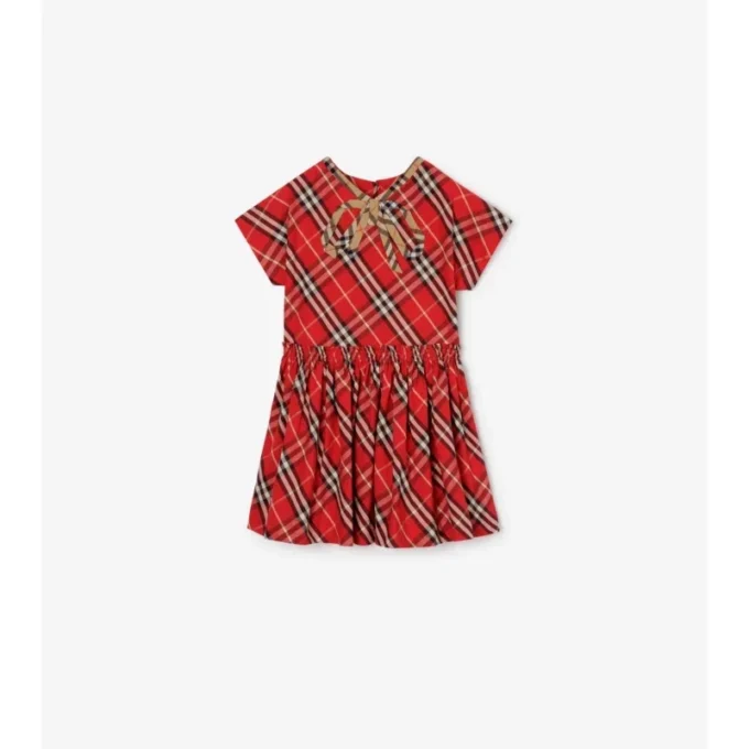 Check Cotton Dress
