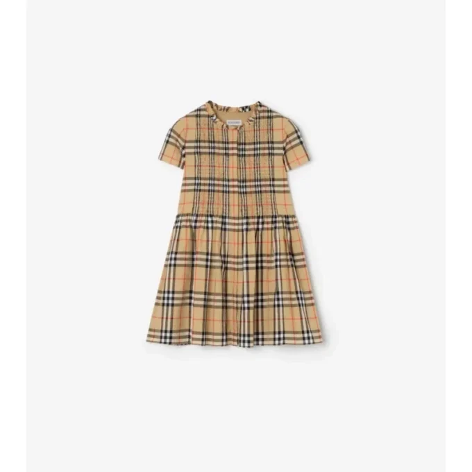 Check Cotton Dress