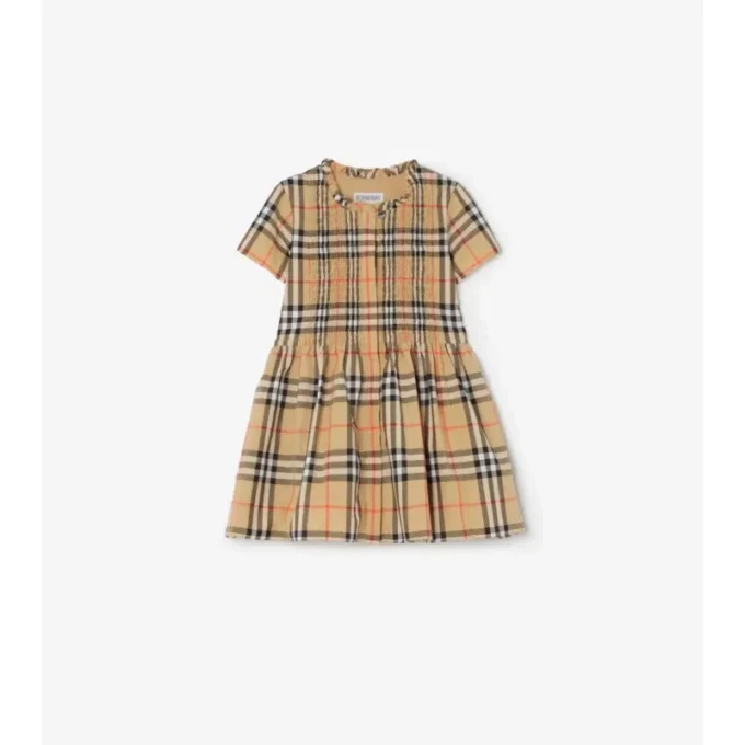 Check Cotton Dress