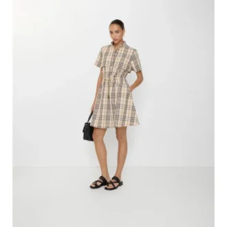 Check Cotton Dress