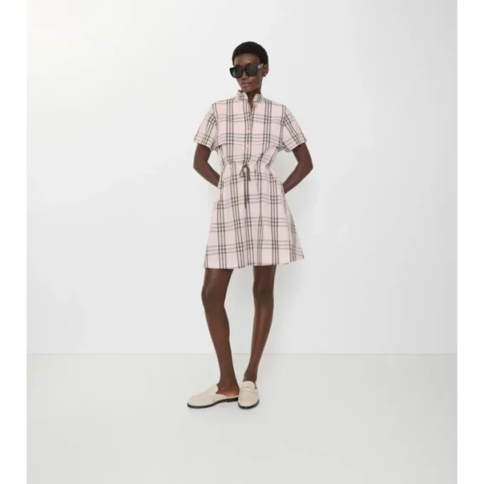 Check Cotton Dress