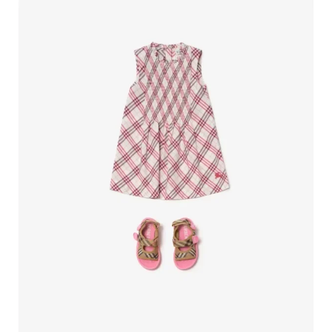 Check Cotton Dress