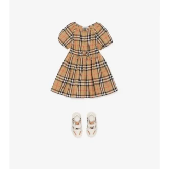 Check Cotton Dress