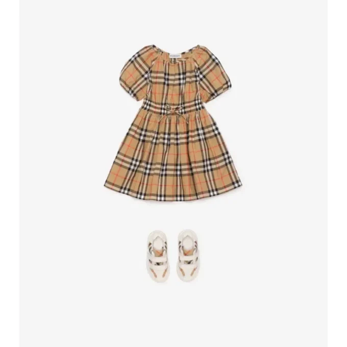 Check Cotton Dress