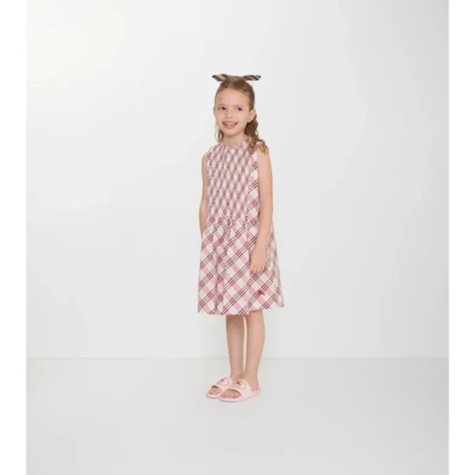 Check Cotton Dress