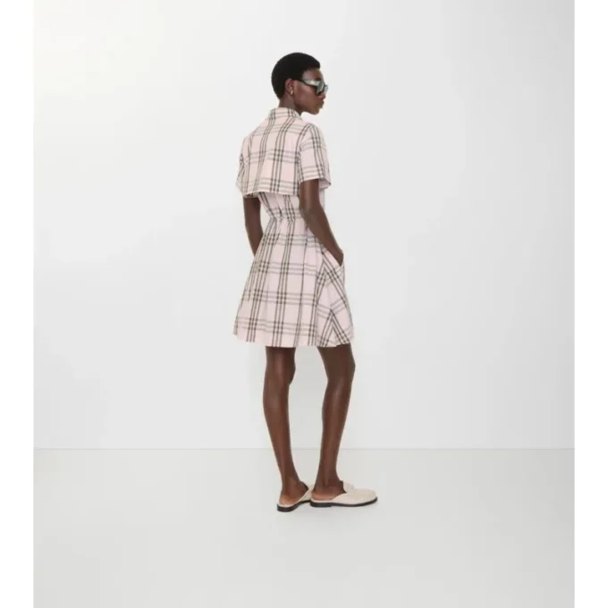 Check Cotton Dress
