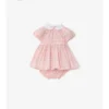Check Cotton Dress with Bloomers