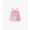 Check Cotton Dress with Bloomers