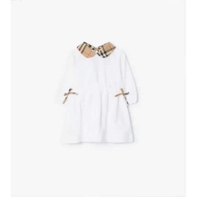 Check Cotton Dress with Bloomers