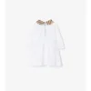 Check Cotton Dress with Bloomers