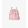 Check Cotton Dress with Bloomers