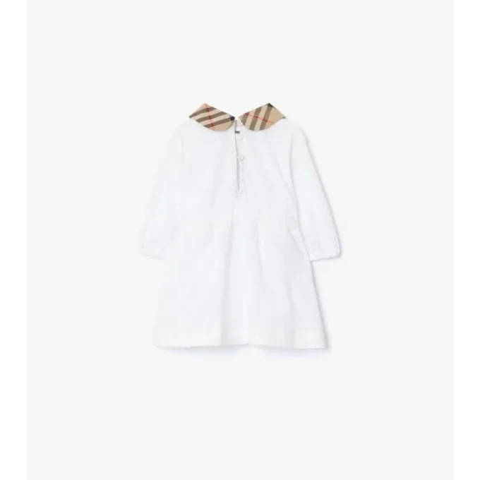 Check Cotton Dress with Bloomers