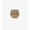 Check Cotton Dress with Bloomers