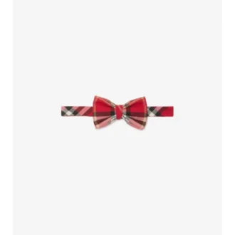 Check Cotton Flannel Bow Tie