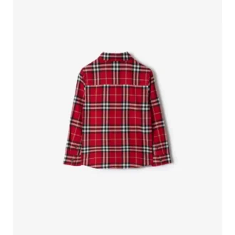 Check Cotton Flannel Shirt