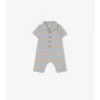 Check Cotton Playsuit