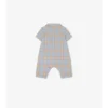 Check Cotton Playsuit