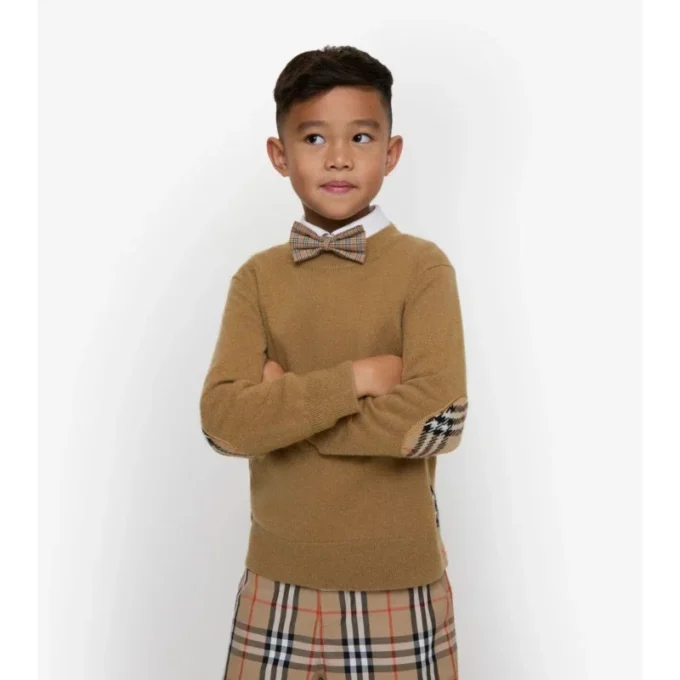 Check Cotton Poplin Bow Tie