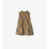 Check Cotton Poplin Dress
