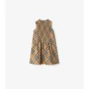 Check Cotton Poplin Dress