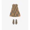 Check Cotton Poplin Dress