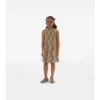 Check Cotton Poplin Dress