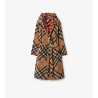 Check Cotton Robe