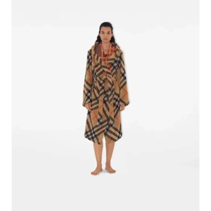 Check Cotton Robe