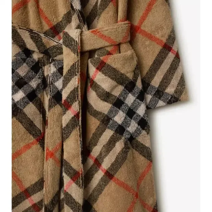 Check Cotton Robe