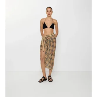 Check Cotton Sarong