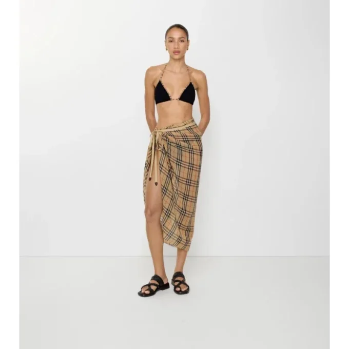 Check Cotton Sarong