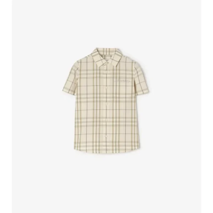 Check Cotton Shirt