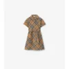 Check Cotton Shirt Dress