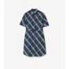 Check Cotton Shirt Dress